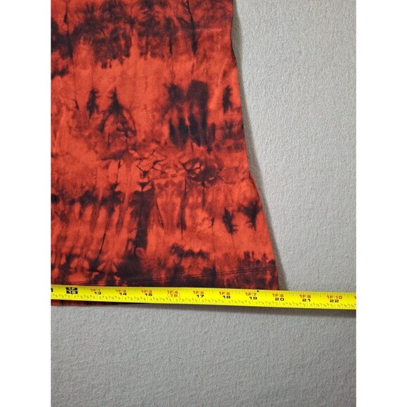 Lululemon Red and Black Tie-Dye Cool Racerback Game Day Tank Top SZ 6 - Picture 3 of 7